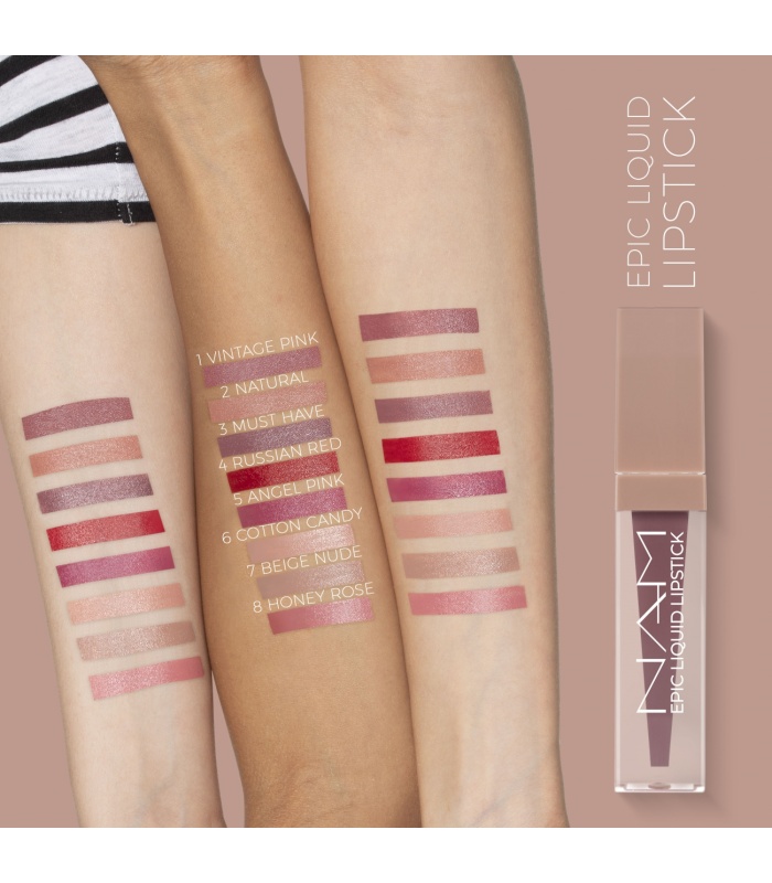 رژ لب مایع مات نام (Nam Epic Liquid Lipstick 2)