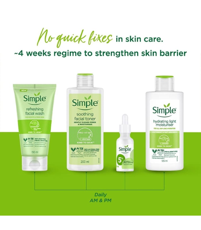 کرم آبرسان و مرطوب کننده سیمپل مدل لایت Light حجم 125 میل