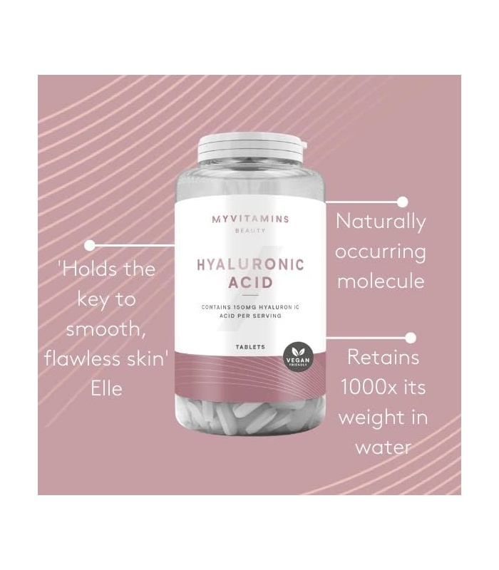 قرص هیالورونیک اسید مای ویتامینز بسته 30 عددی