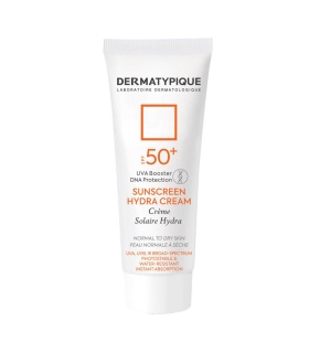 ضد آفتاب بی رنگ هیدرا مناسب پوست خشک +SPF50 درماتیپیک