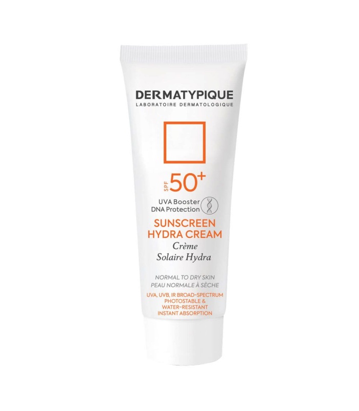 ضد آفتاب بی رنگ هیدرا مناسب پوست خشک +SPF50 درماتیپیک