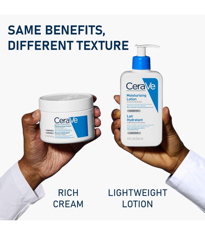 مرطوب کننده و آبرسان پوست های خشک و خیلی خشک سراوی Ceraveحجم 454ml