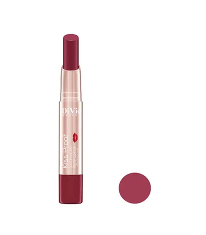 رژ لب مدادی پیچی مات وبادوام دیویو شماره 07