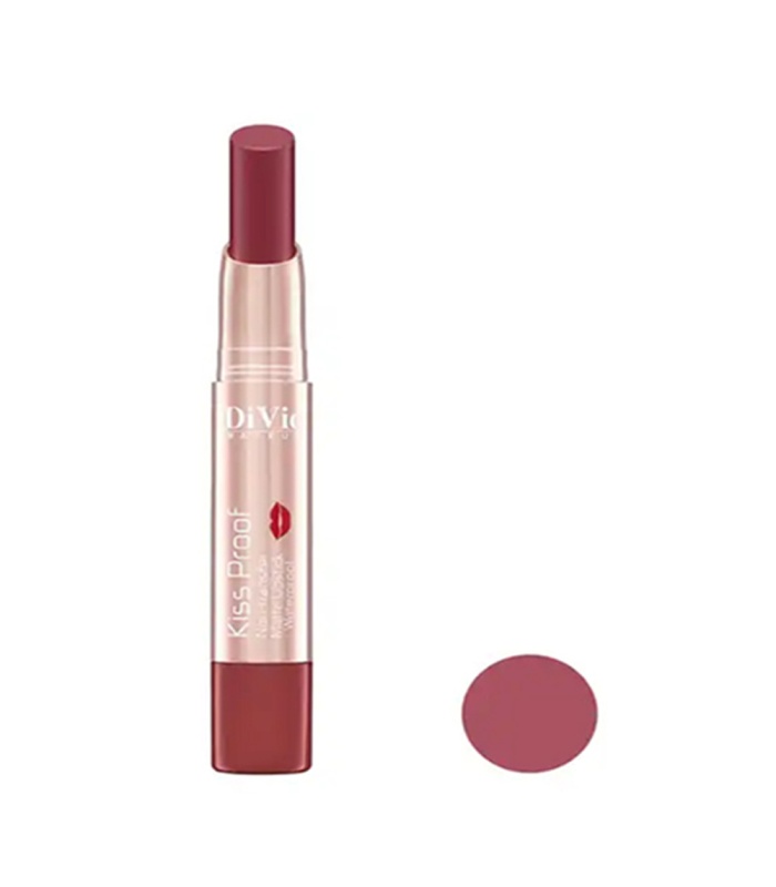 رژ لب مدادی پیچی مات وبادوام دیویو شماره 08