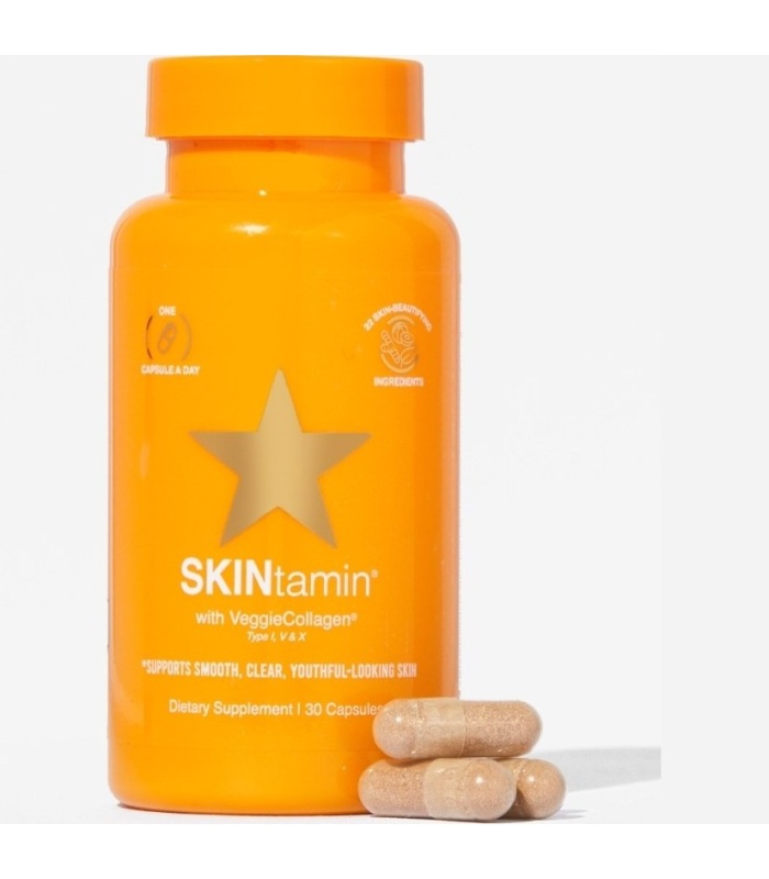 مکمل ترمیم پوست اسکین تامین SKINTAMIN حاوی کلاژن 30عددی