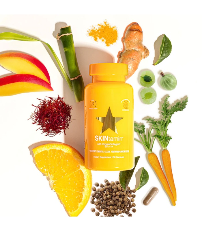 مکمل ترمیم پوست اسکین تامین SKINTAMIN حاوی کلاژن 30عددی