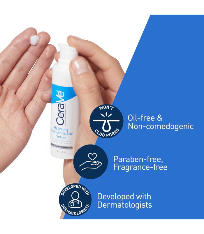 سرم آبرسان سراوی هیالورونیک اسید 30 میل CeraVe