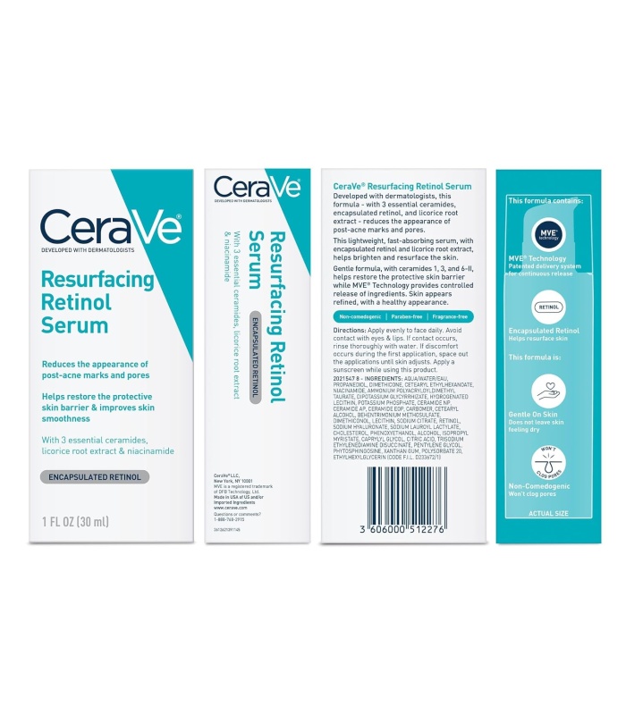 سرم رتينول بازسازی کننده پوست سراوی حجم 30ميل