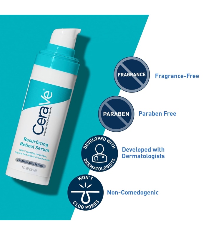 سرم رتينول بازسازی کننده پوست سراوی حجم 30ميل