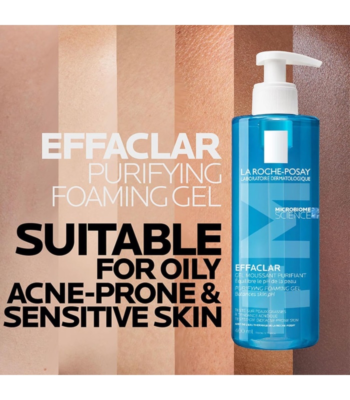 ژل شستشوي پوست چرب لاروش پوزاي 400 ميل