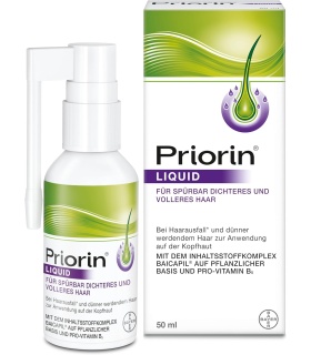 اسپری لیکوئید ضد ریزش و تقویت کننده مو پریورین آلمان 50 میل