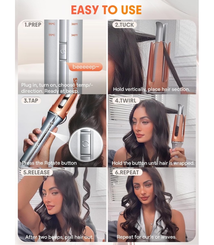 دستگاه فر کننده مو جادویی شیگلم 32mm