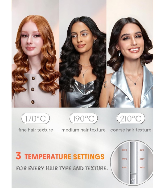 دستگاه فر کننده مو جادویی شیگلم 25mm