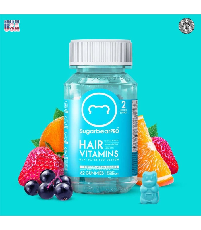 قرص پاستیلی تقویت مو شوگربیرهیر 62عددی