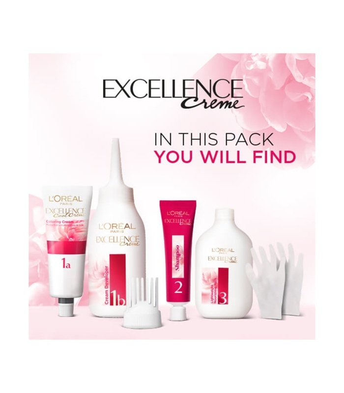 کیت رنگ مو شماره 03 لورال رنگ بلوند خیلی روشن Loreal Excellence