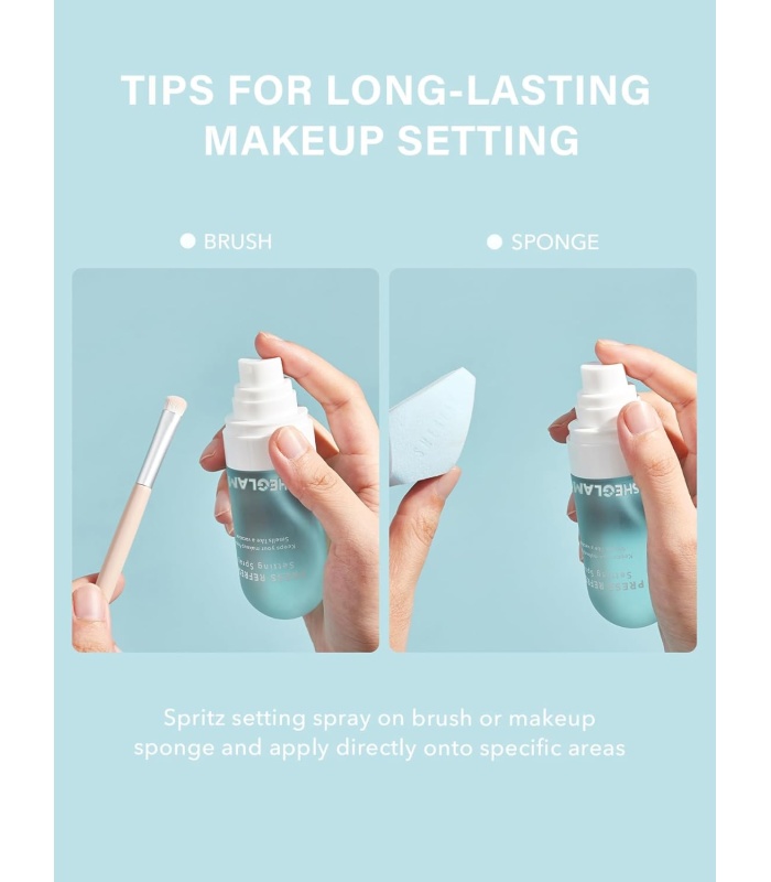 اسپری فیکس آرایش شیگلم مدل PRESS REFRESH حجم 55 میل