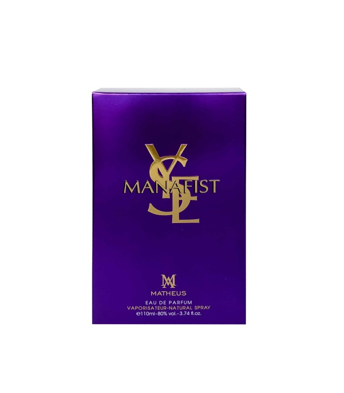 عطر زنانه متئوس (Matheus) مدل منیفستو حجم 110 میلی لیتر