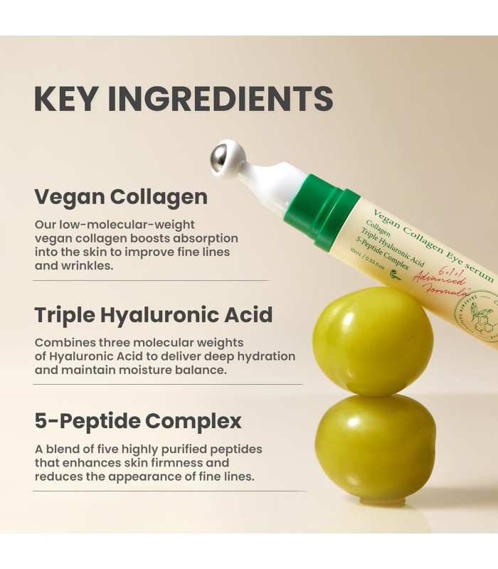 سرم ضد چروک و روشن کننده دور چشم کلاژن اکسیس وای Axis-Y Vegan Collagen Eye Serum