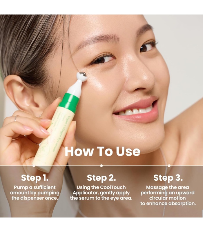 سرم ضد چروک و روشن کننده دور چشم کلاژن اکسیس وای Axis-Y Vegan Collagen Eye Serum