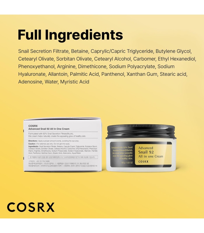 کرم حلزون کوزارکس Cosrx چند منظوره موسین اصل