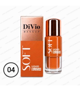 رژگونه مایع 3 کاره دیویو 04 Divio Liquid Blush