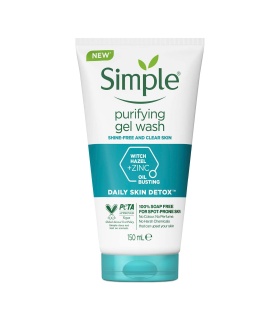 ژل شستشوی سیمپل پوست چرب مدل purifying حجم 150 میل