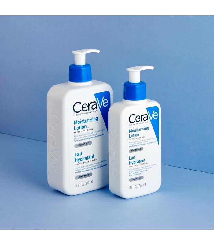لوسیون مرطوب کننده صورت و بدن سراوی (Cerave) حجم 473 میلی لیتر