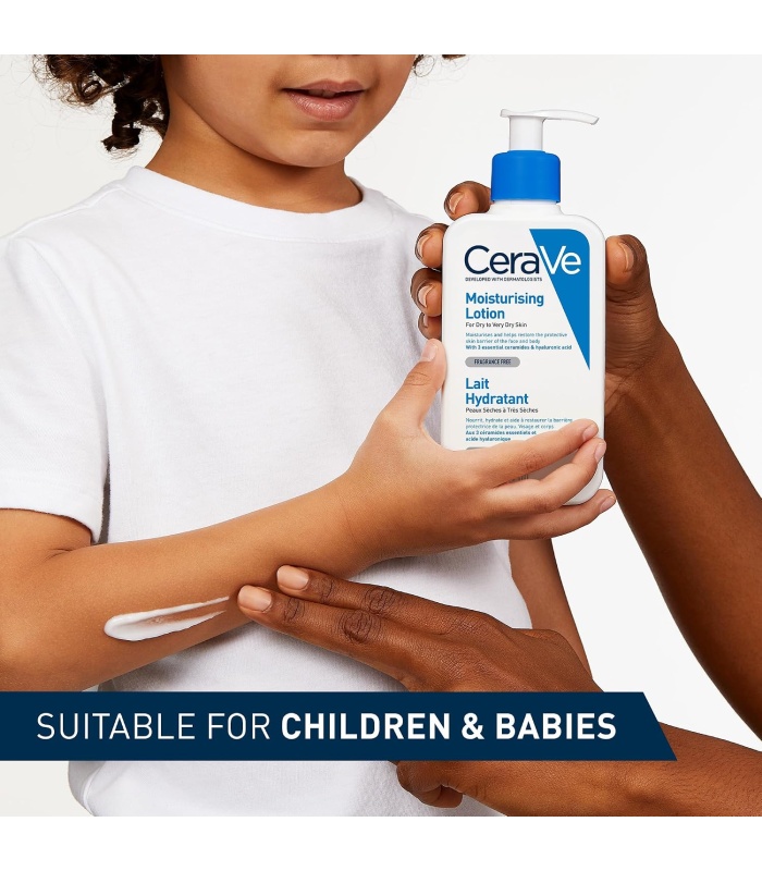 لوسیون مرطوب کننده صورت و بدن سراوی (Cerave) حجم 473 میلی لیتر