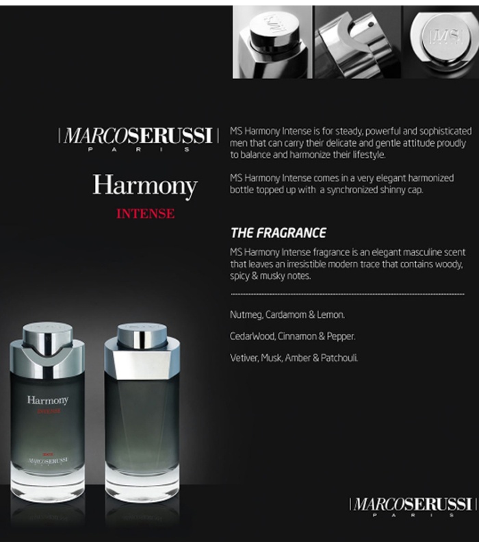 عطر مارکو سروسی ام اس هارمونی اینتنس (Marco Serussi MS Harmony Intens)