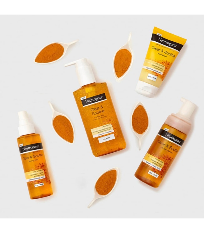 نوتروژینا تونر ضد لک و ضد جوش زردچوبه   125 میلی لیتر