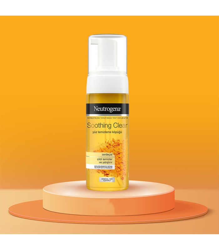 نوتروژینا فوم شستشوی صورت  زردچوبه  پوست دهیدراته و مستعد جوش   150 میلی لیتر