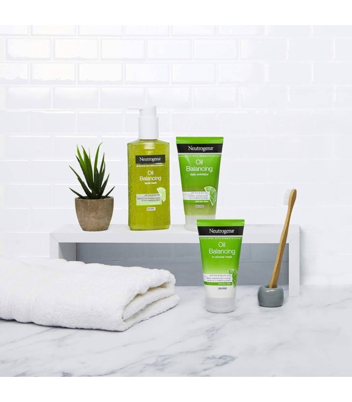 نوتروژینا ژل لایه بردار کنترل کننده چربی حاوی عصاره لیمو   150 میلی لیتر