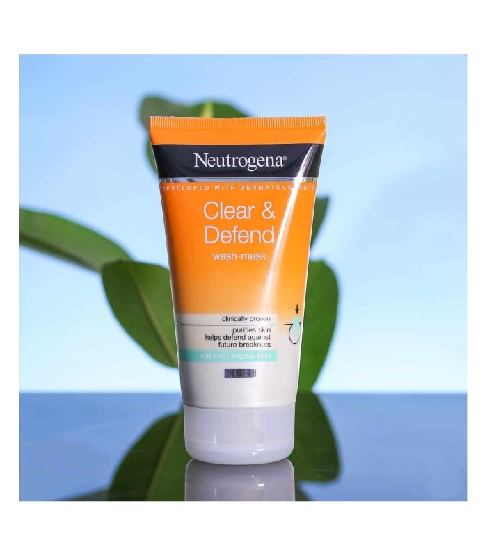 نوتروژینا ماسک و شوینده صورت ضد لک   150 میلی لیتر