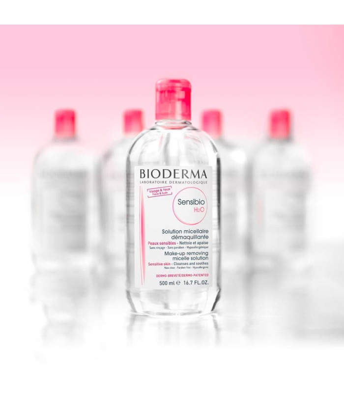 بایودرما محلول  پاک کننده آرایش صورت و دور چشم   500 میلی لیتر