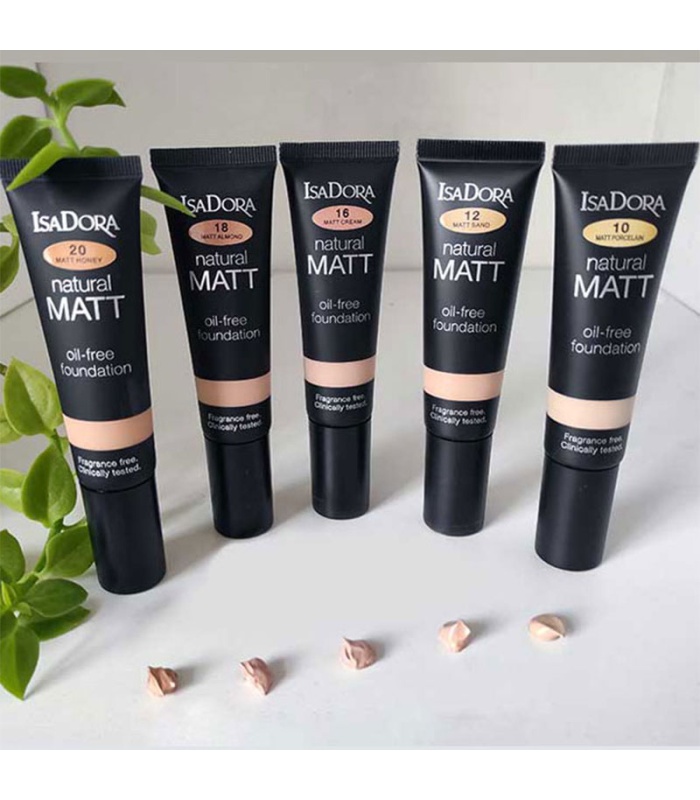 ایزادورا کرم پودر نچرال مت شماره  ۱۰   35 میلی لیتر