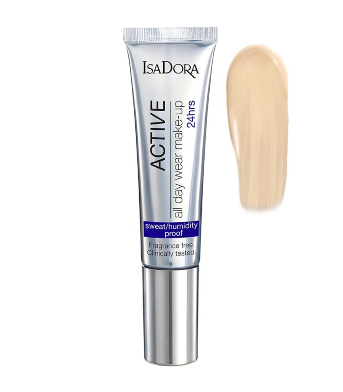 ایزادورا کرم پودر 24 ساعته اکتیو شماره 10   35 میلی لیتر