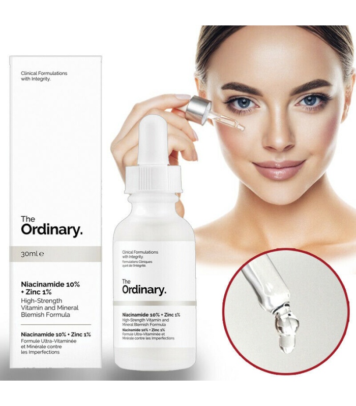 اوردینری سرم ضد جوش نیاسینامید ۱۰% + زینک ۱%   30 میلی لیتر