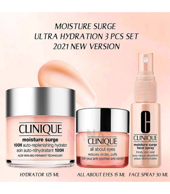 کلینیک ست آبرسان 100 ساعته کلینیک مدل Moisture Surge   125 میلی لیتر