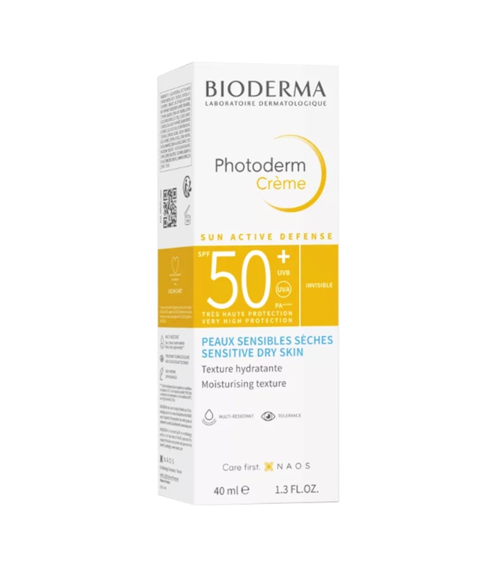 بایودرما کرم ضدآفتاب فتودرم بی رنگ SPF50   40 میلی لیتر