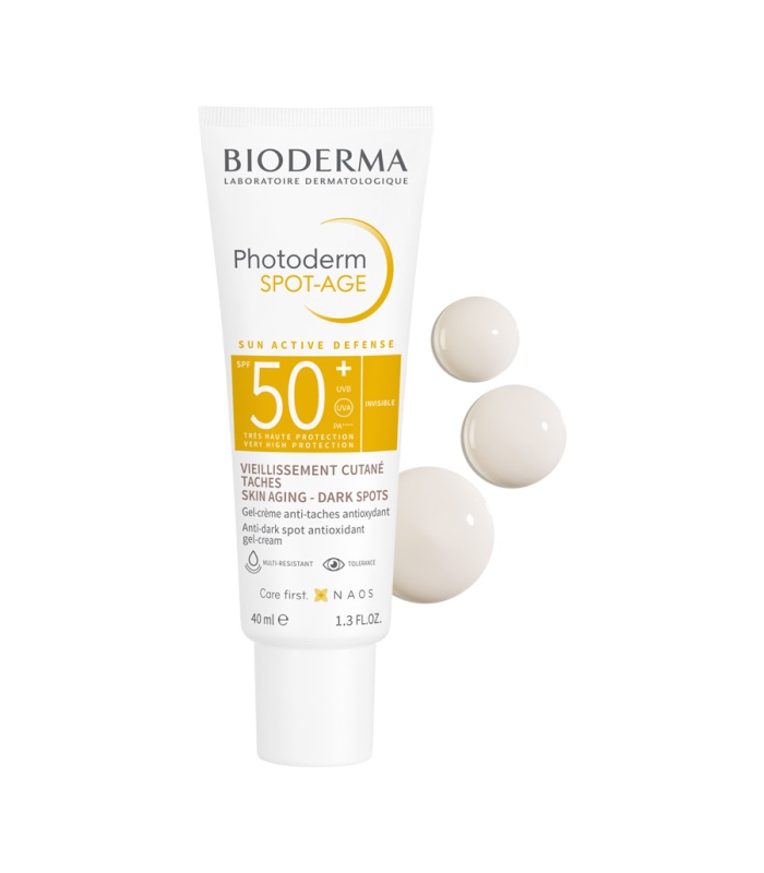 بایودرما ژل کرم ضد آفتاب ضد لک و ضد پیریSpf50+   40 میلی لیتر