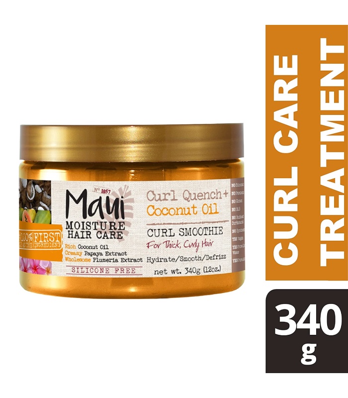 مائوئی ماسک موی بدون سولفات  مناسب موی فر روغن نارگیل   340 میلی لیتر