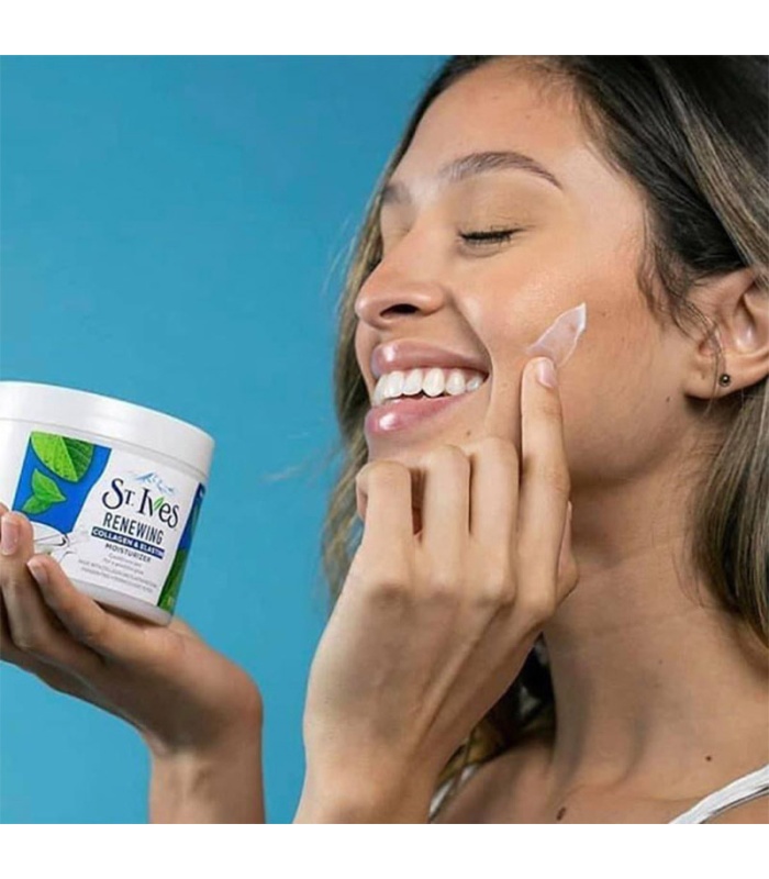 کرم آبرسان حاوی کلاژن و الاستین سنت ایوز 283 میلی لیتر