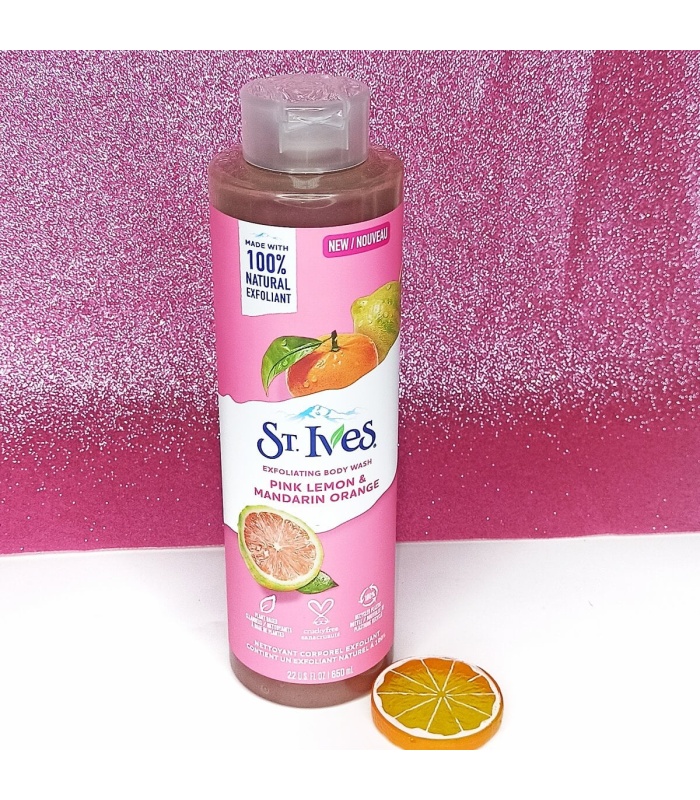 شامپو بدن  لیمو صورتی و پرتقال ماندارین سنت ایوز 650میلی لیتر