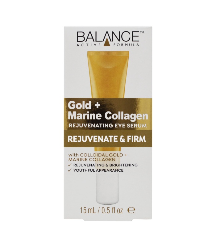 سرم دور چشم ضد چروک و روشن کننده طلا و کلاژن دریایی بالانس  ۱۵میلی لیتر