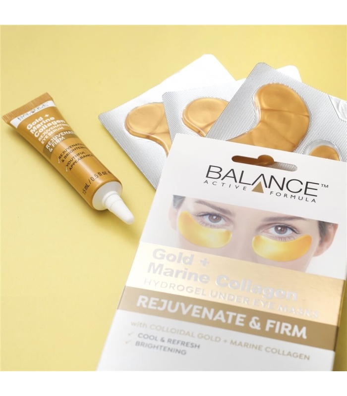 سرم دور چشم ضد چروک و روشن کننده طلا و کلاژن دریایی بالانس  ۱۵میلی لیتر