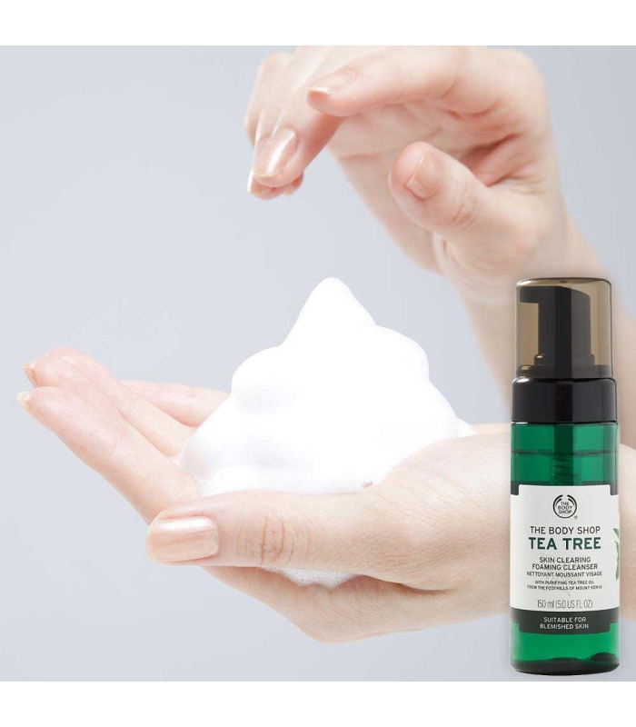 فوم شستشوی صورت تی تری  بادی شاپ 150 میلی لیتر