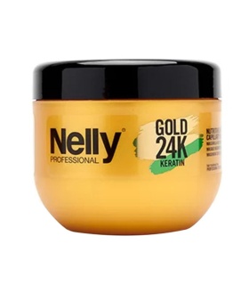 ماسک ترمیم کننده حاوی کراتین و آرگان گلد نلی۵۰۰ میل