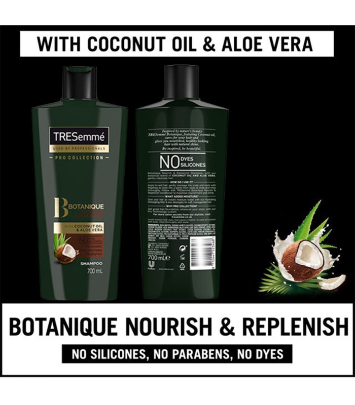 شامپو بوتانیک ترزمه حاوی روغن نارگیل 700 میلی لیتر