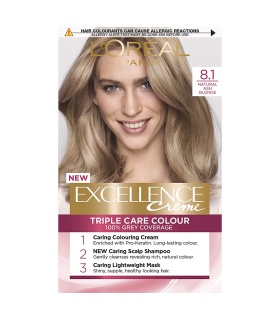 کیت رنگ مو لورآل اکسلانس شماره 8.1  دودی