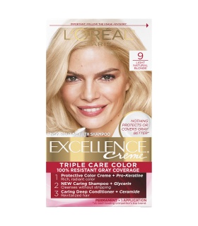 کیت رنگ مو لورآل اکسلانس شماره ۹ بلوند روشن